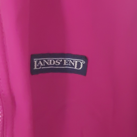 Lands End women jacket medium pink - Picture 3 of 3
